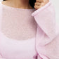 Original Fashion Hollow Out Knit Shirt Spring And Summer Women's Perspective Thin O-Neck Loose Elastic Long Sleeve Knit T-shirt