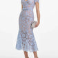 Luxury Hollow Out Long Lace Dresses Women Summer Sexy Hook Crochet Embroidery Flower Solid Backless Wedding Evening Vestidos