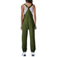 Women'S Jumpsuits Summer Fashion Casual Loose Wide Leg Jumpsuits Solid Color Insert Pockets Retro Button Strap Jumpsuits