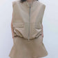European and American style new women's clothing French fashion versatile temperament design loose vest
