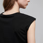 TOYOUTH Women Short Sleeve T shirt 2025 Spring New Tops 8521004