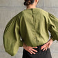 Japan Style Office Lady Elegant Vintage Blouse Women O-neck Loose Lantern Sleeve Shirts Solid All-amtch Blusas Autumn Ladies Top
