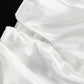 Office Lady Elegant Female Casual  Satin Mini Skirt Women Korean Fashion High Waist A-line Vintage White Balloon Skirt