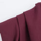 TRAFZA Vintage Chic Women Solid Asymmetric O-Neck Zipper Sleeveless Cross Folds Top Fashion 2025 Streetwear Padded Shoulder Top