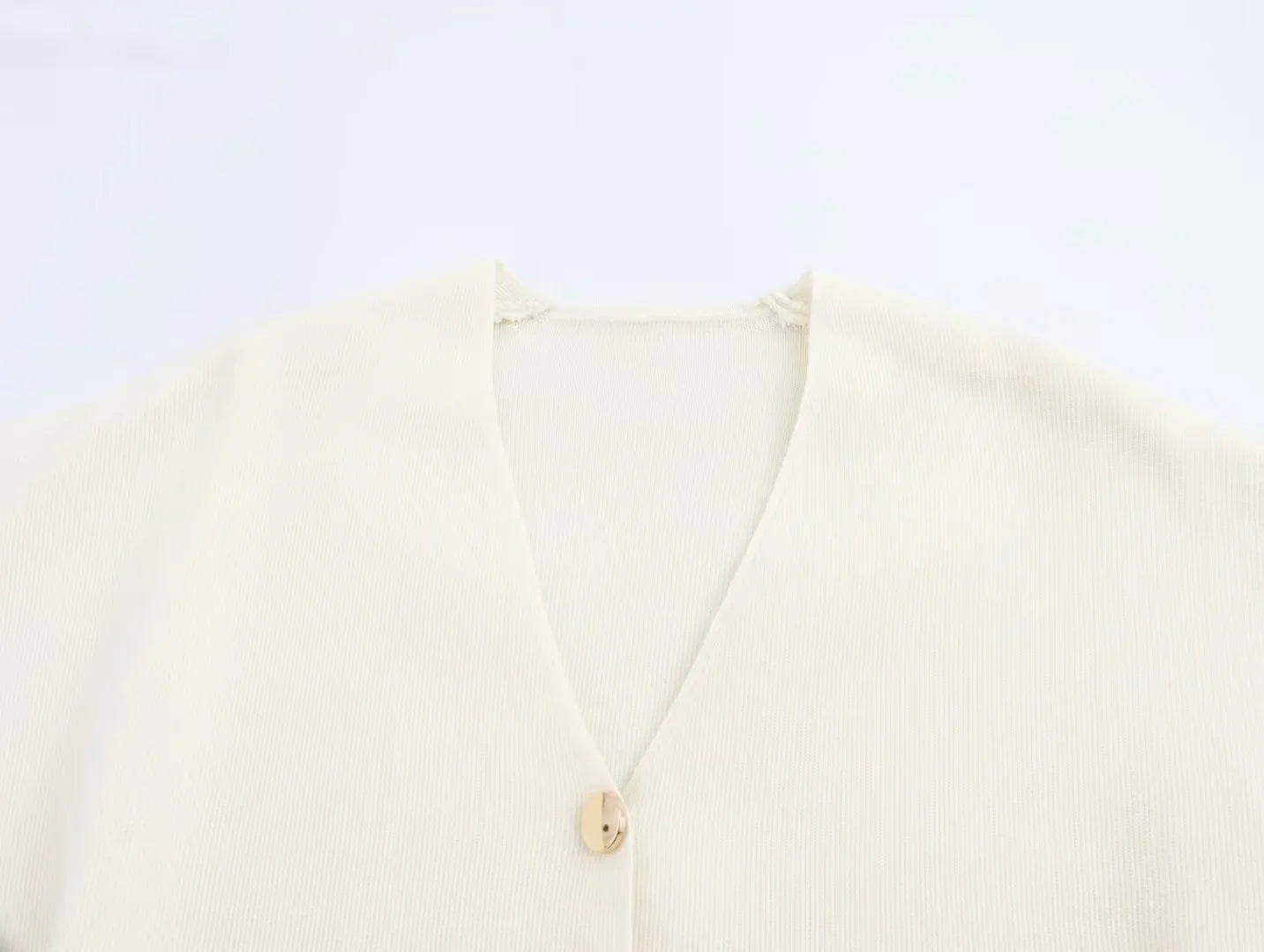 TRAF Crop Knitted Cardigan Women Autumn Short Sleeve Knit Ladies Outerwears Winter Button Bolero Cardigan Elegant Women Jackets