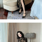 French Elegant Prom Dresses Woman Retro Black Perspective Elastic Mesh Folds Wrap Hip Slit Fishtail Robe Female Party Vestidos
