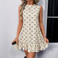 Cross-Border Summer New Arrival Sleeveless Plaid A- Line Midi Dress Women's Fashion Global Trade Wind Clothing