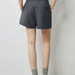 TOYOUTH Women Mini Skirt Pants 2024 Autumn New High Waisted A Line Suit Pants Skirt