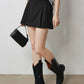 TOYOUTH Women Mini Skirt Pants 2024 Autumn New High Waisted A Line Suit Pants Skirt