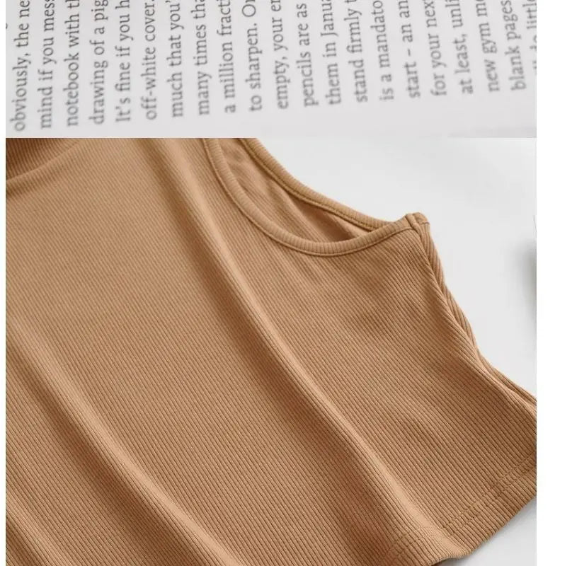 New Arrivals Yoga Fitness Camis Tanks Women Sexy Skinny Cropped Tank Tops Vintage Y2K Turtleneck Camisole Sports Tee Shirt Woman
