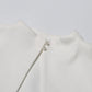 TWOTWINSTYLE Detachable Cloak Elegant Dresses For Women Square Collar Sleeveless High Waist Hit Color Split Dress Female Fashion
