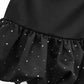 TRZA-Strapless Mini Dress for Women with Rhinestones, Straight Neck, Back Zipper, Female Dresses, Sexy Fashion