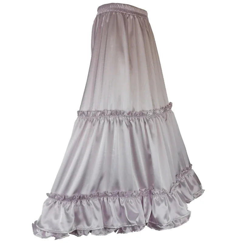 Elegant Pink Satin Women Prom Skirt Spaghetti Strap Sweetheart A-Line Tea Length Fancy Lace High Quality Female Party Gowns