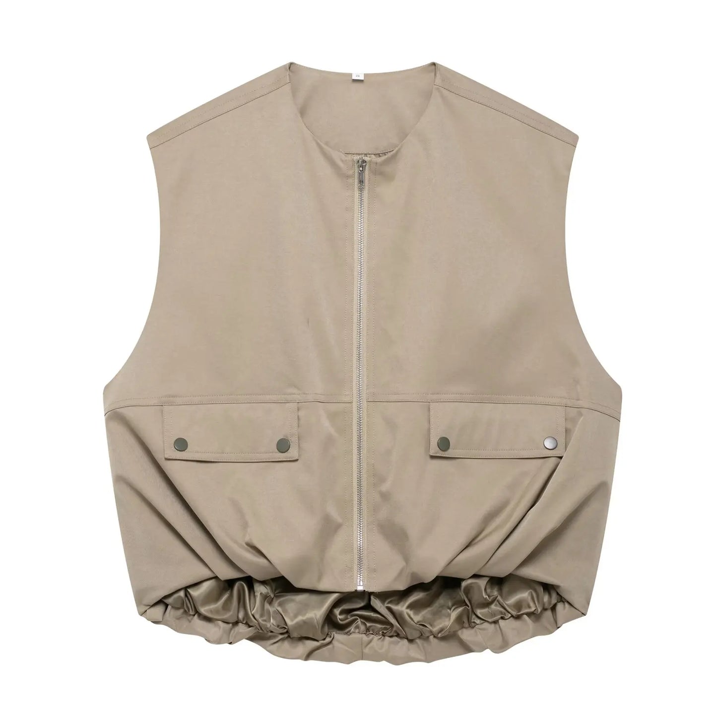 European and American style new women's clothing French fashion versatile temperament design loose vest