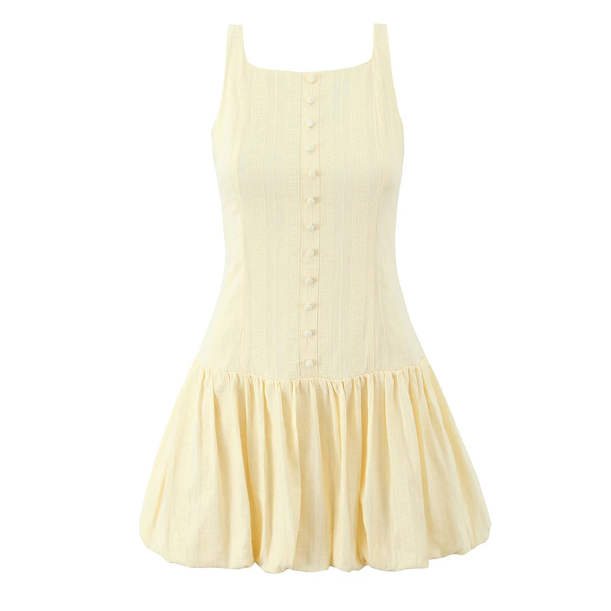 French retro pure lust high-end dress for women spring and summer new single-breasted sleeveless backless slim dress