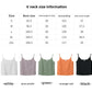 Pure Color Cotton Linen Sleeveless V-Neck Women's Tank Top Loose Fit Simple Style Outerwear Casual Comfortable Vest