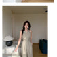 Fashion Elegant Women's Maxi Jumpsuits Style Formal Casual Hatler Bandage Bow Backless Long Pants Party Mujer Loose Rompers Lady