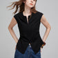 TOYOUTH Women Short Sleeve T shirt 2025 Spring New Tops 8521004