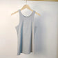 （High  Quality）2025 Women Tops Racer Vest Women Solid Color All-match Elastic Cotton Espera Base Vest LUXURY Nordic Style Casual