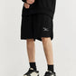 INFLATION Spring Oversized Tracksuit Sportswear Unisex Pique Fabric Embroidery Long Sleeve Tees and Shorts Set