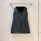 Fyion 2024 New Runway Design Summer Sleeveless Black Dress Women Beading Sexy Ladies Hot Sale Party Knee-Length Vestidos