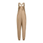 Women'S Jumpsuits Summer Fashion Casual Loose Wide Leg Jumpsuits Solid Color Insert Pockets Retro Button Strap Jumpsuits