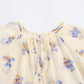 PB&ZA Women's Blouse Off - the - Shoulder Design with Floral Print Puff Sleeves and Front Button - down for a Feminine Look