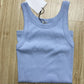 （High  Quality）2025 Women Tops Racer Vest Women Solid Color All-match Elastic Cotton Espera Base Vest LUXURY Nordic Style Casual