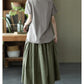 Max LuLu Japan Style Summer Streetwear Fashion Women Khaki A-Line Skirts Ladies Elastic Casual Long Skirt Girls Vintage Clothes
