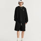 INFLATION Spring Oversized Tracksuit Sportswear Unisex Pique Fabric Embroidery Long Sleeve Tees and Shorts Set