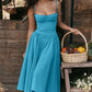 Women's French Style Long Dress with Solid/Floral/Checkered Multi Color Options Knee-Length Dress 2025 New Arrival