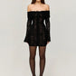 Oligai Winter Lace Long Sleeve Evening Party Dresses Women 2025 Black Sexy Elegant Maxi Dress Fashion Long Wedding Guest Dress