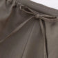 TRAFZA Women Vintage Solid Pant Sets Sexy Backless Halter Camis Top Asymmetric Tank Top + Drawstring Trousers Fashion Streetwear