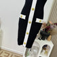 2025 Women Celebrity Sexy Backless Halter Button Bodycon Black Mini Bandage Dress Elegant Evening Club Party Dresses Vestidos