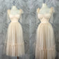 Elegant Classic Gown Women's Double Layer Mesh Lining Corset Skirt High End Fashion Fairy Kimono For Special Occasions