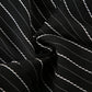 CIBBAR Black Striped Print Blouse Vintage 2000s Button Up Puff Short Sleeve Crop Top Women Korean Fashion T Shirt Streetwear y2k