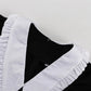 Tuularose Black Patchwork Dress Women's New Elegant Pleated A-Line Short Dress High Waist Office Lady Retro Party Dress Vestidos