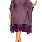 Znaiml Elegant Batwing Sleeve Tassel Slim Birthday Party Black Midi Dresses Women Sexy Evening Prom Bodycon African Vestidos New