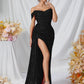 Evening Dresses Women Black Dress Maxe Sleeveless Long Party Celebrity Maxi Elegant Luxury New Fashion Cocktail Female Clothing