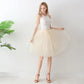 5 Layers 65cm Black Pleated Skirt Sexy Midi Tulle Skirt High Waist Full Lining Adult Tutu Korean Style Women Jupe Femme Faldas