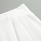 Light Luxury White Women Wide Leg Pants Spring and Autumn Temperament Versatile Commuting Leisure High Waist Straight Leg Pants