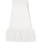 TWOTWINSTYLE Feather Fur Dress For Women O Neck Sleeveless Loose Tassel A Line Dresses Female Streetwear 2022 Summer Fashion New