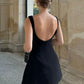 Trendix Slim Sleeveless Tank Dress Female 2024 Autumn Trendy High Waist Backless Mini Dresses Street Casual Vacation Party Dress