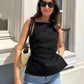 Women Top Lace Up Backless Camisole Top Women Cheap clothes Sexy Fashion Tanks & Camis Crop top Women White Black top 2025